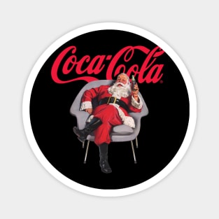 Coca Cola  Santa Holiday and Dinking Magnet